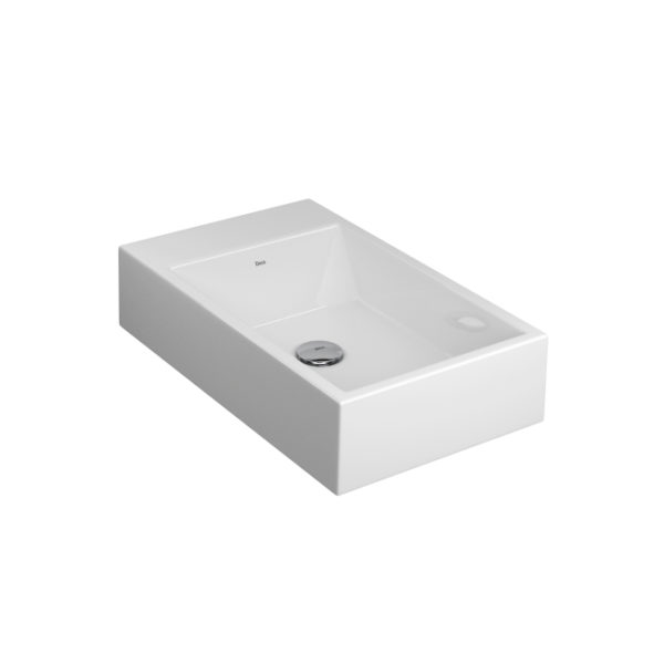 Art,L102.17 Rectangular Countertop Basin White - Image 2